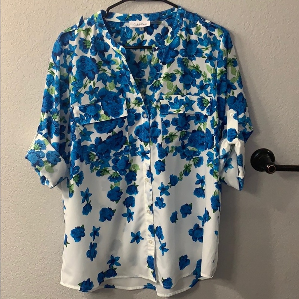 Calvin Klein Floral Blouse
